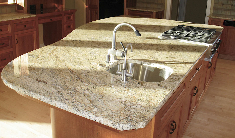 giallo rio granite countertop