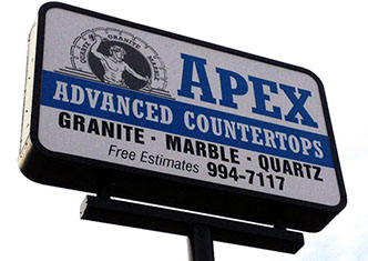 Superior Granite in Pensacola sign